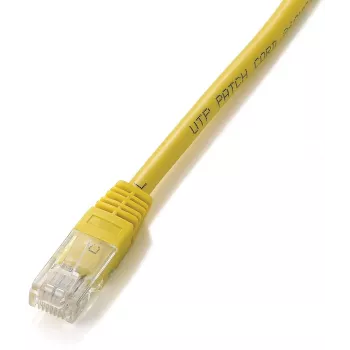 Equip Cat.5e U/UTP patch kábel, 3,0 m, žltý, 3 m, Cat5e, U/UTP (UTP), RJ-45, RJ-45, žltý