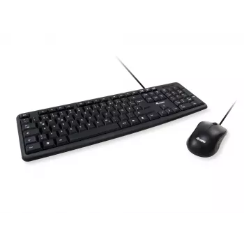 Equip 245201 klávesnica myš vrátane Office USB QWERTY španielska čierna