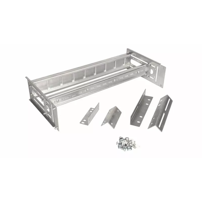 Equip EZR-DIN-4 19-palcový modul pre DIN lištu 2U, RAL 7035