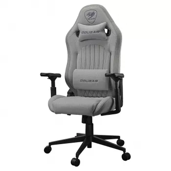 Univerzálna herná stolička Cougar CGR-EPF-ROA — sivá/čierna, max. hmotnosť 120 kg, rozmery 710×670×1250 mm