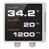 All-in-One CPU kvapalinový chladič Cougar Poseidon Vistek Pro 360 – 120 mm ventilátor, ARGB, biely