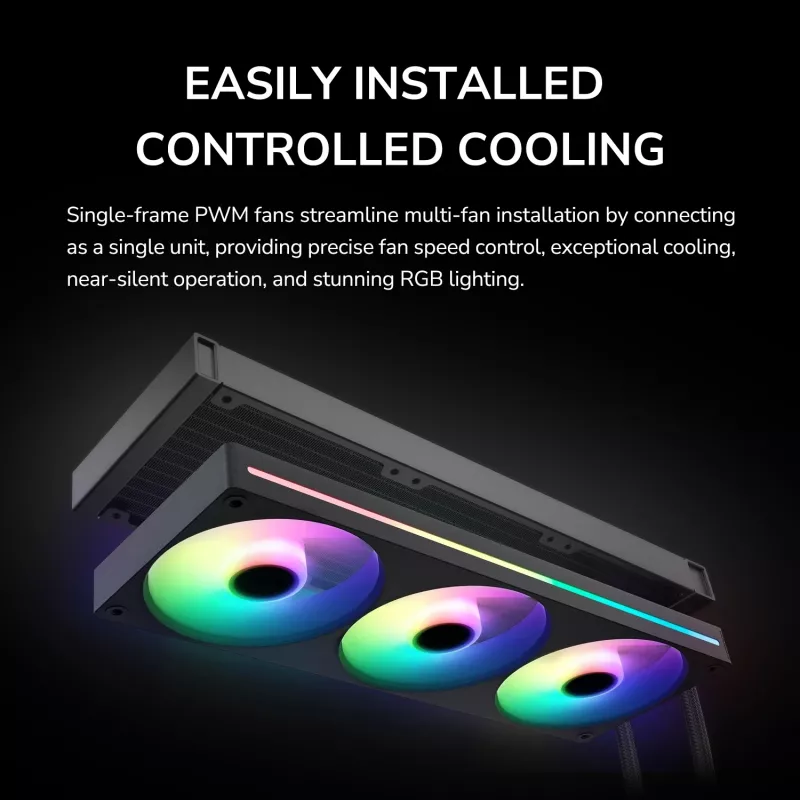 All-in-One CPU kvapalinový chladič Cougar Poseidon Vistek Pro 360 – 120 mm ventilátor, ARGB, biely