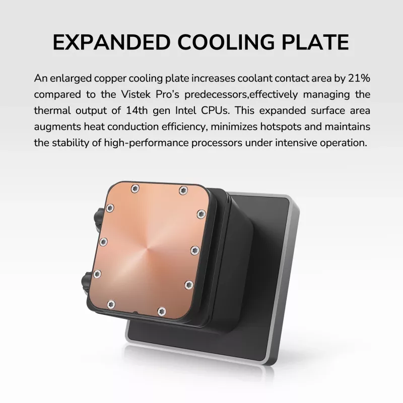 All-in-One CPU kvapalinový chladič Cougar Poseidon Vistek Pro 360 – 120 mm ventilátor, ARGB, biely