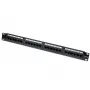 Techly Patch Panel UTP 24 portov RJ45 Cat.6 I-PP 24-RU-C6T, IEEE 802.3, IEEE 802.3ab, IEEE 802.3u, 10/100/1000Base-T(X), Fast Ethernet, Gigabit Ethernet, 1000 Mbit/s, RJ-45, zlatý