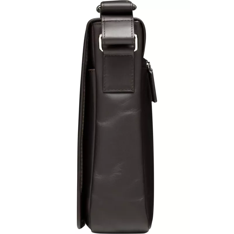 Taška cez rameno dbramante1928 Marselisborg 14 inch Hunter dark unisex ramenný popruh jednofarebná