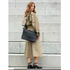 Taška cez rameno dbramante1928 Marselisborg 14 inch Hunter dark unisex ramenný popruh jednofarebná