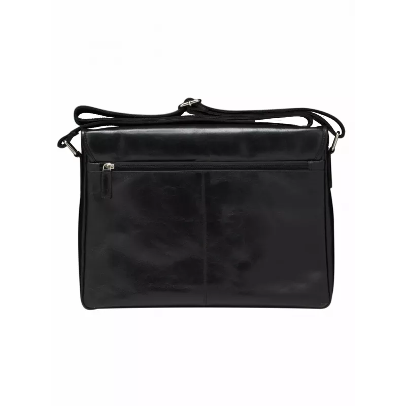 Taška cez rameno dbramante1928 Marselisborg 14 inch Hunter dark unisex ramenný popruh jednofarebná