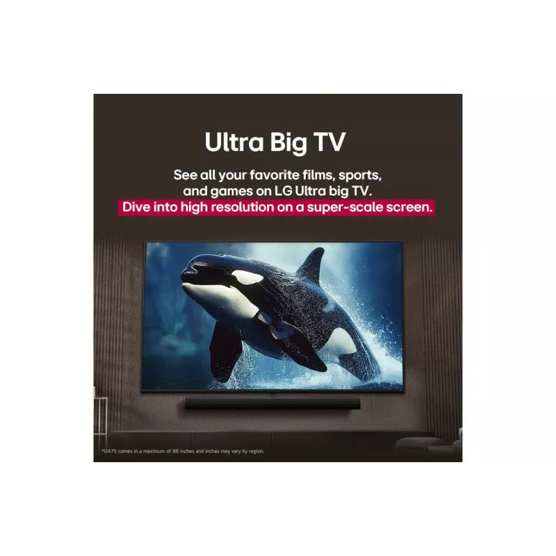 LG UHD AI 65UA75003LA TV 165,1 cm (65 inch) 4K Ultra HD Smart TV Wi-Fi čierna