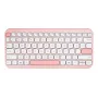 Bezdrôtová ASUS Marshmallow KW100 75% Bluetooth klávesnica — QWERTZ Deutsch, nožnicové spínače, ružová