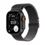 Smartwatch Apple Watch Ultra 3 GPS + Cellular 49mm puzdro Black Titanium s Black Titanium Milanese Loop (Small)