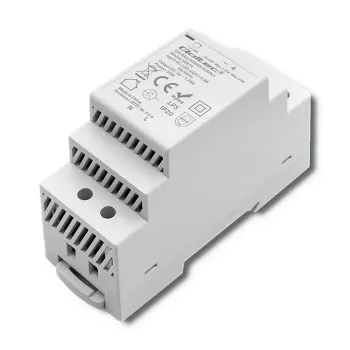 Napájací zdroj na lištu QOLTEC 30W 24V 1,25A sivý