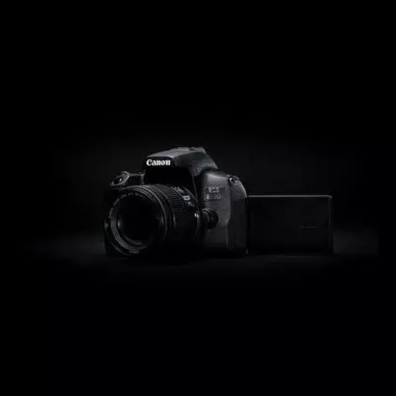 Canon EOS 850D SLR sada fotoaparátu 24,1 MP CMOS 6000 x 4000 pixelov čierna