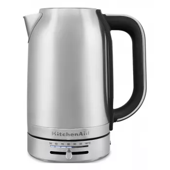 KitchenAid 5KEK1701ESX kanvica 1,7 l 2400 W čierna, nerezová oceľ