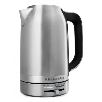 KitchenAid 5KEK1701ESX kanvica 1,7 l 2400 W čierna, nerezová oceľ