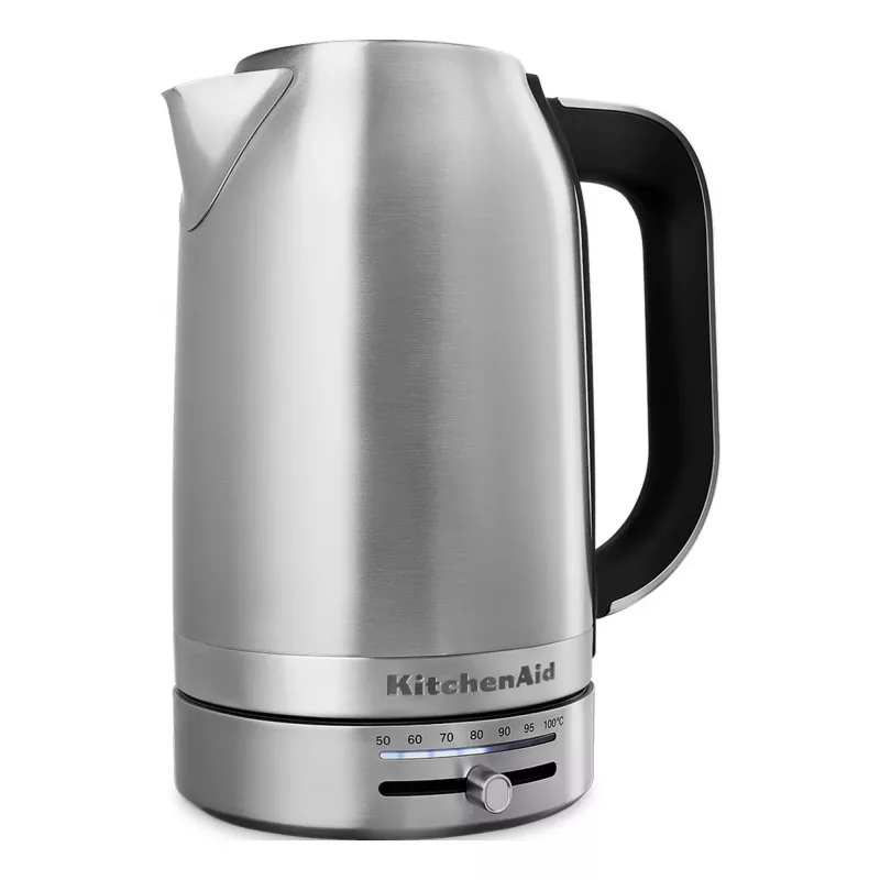 KitchenAid 5KEK1701ESX kanvica 1,7 l 2400 W čierna, nerezová oceľ