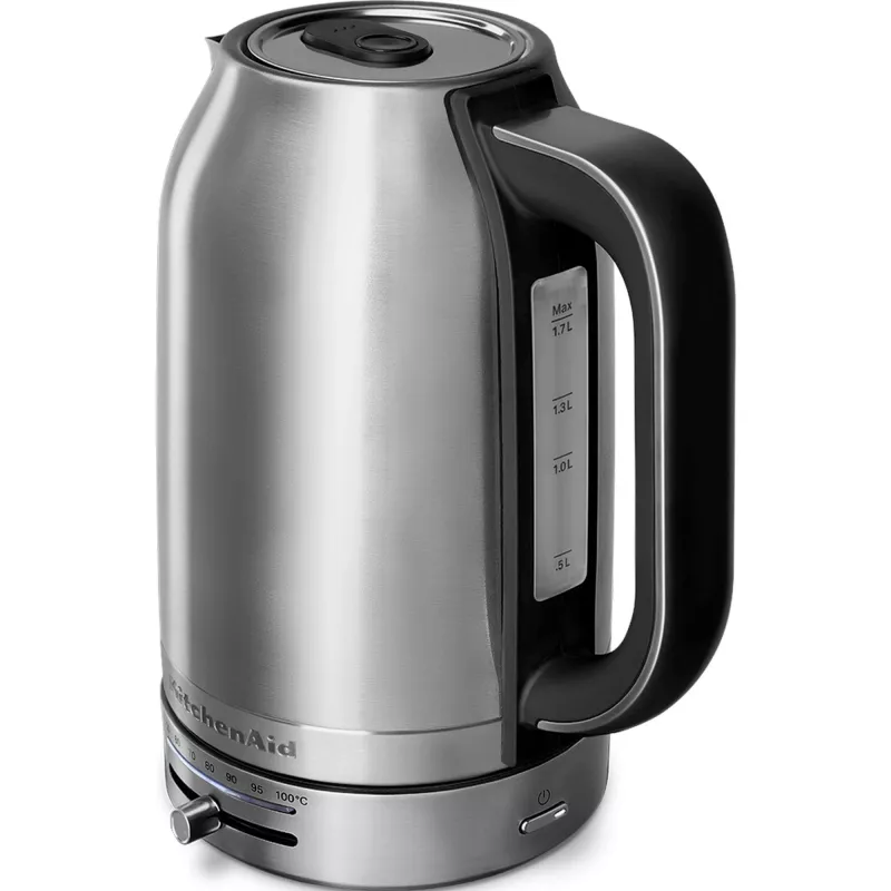KitchenAid 5KEK1701ESX kanvica 1,7 l 2400 W čierna, nerezová oceľ