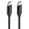 Hama Fabric USB kábel USB 2.0 1,5 m USB C čierny