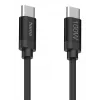 Hama Fabric USB kábel USB 2.0 1,5 m USB C čierny