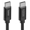 Hama Fabric USB kábel USB 2.0 1,5 m USB C čierny