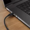 Hama Fabric USB kábel USB 2.0 1,5 m USB C čierny