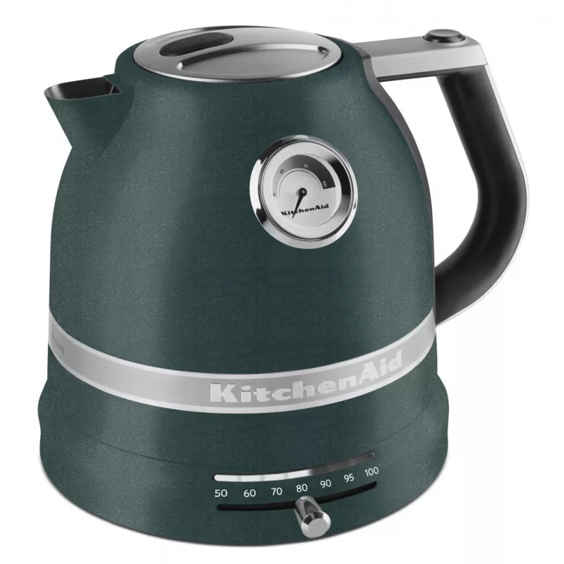 KitchenAid Artisan 5KEK1522EPP elektrická rýchlovarná kanvica, 1,5 L, 2400 W, Pebbled Palm (Petrol)
