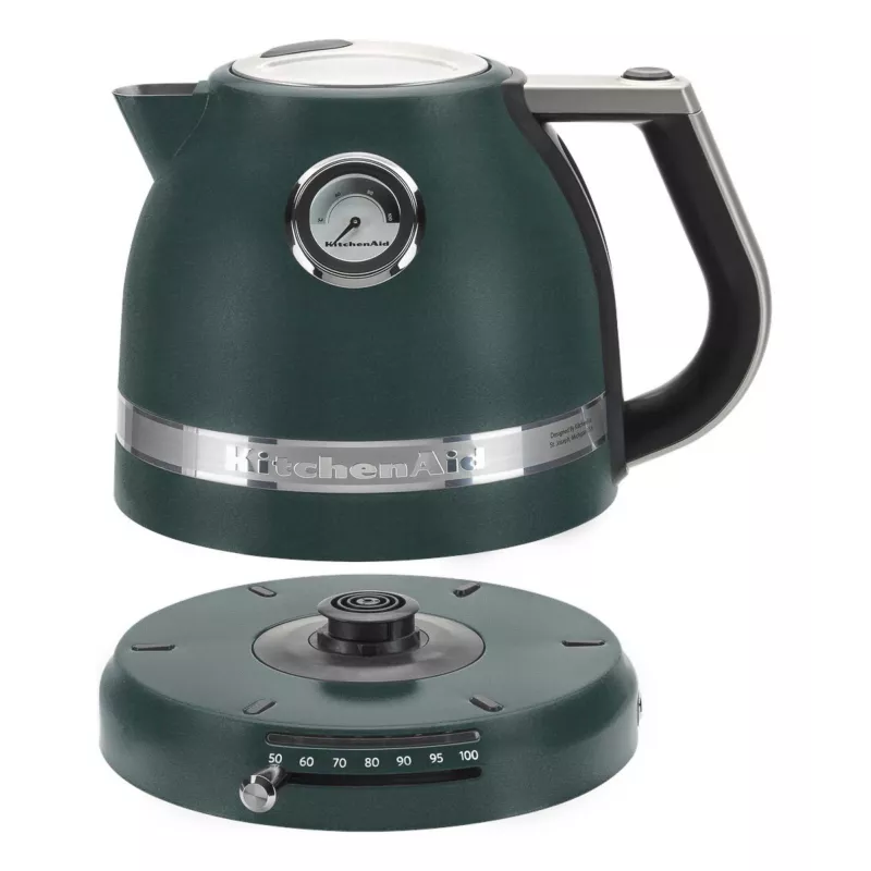 KitchenAid Artisan 5KEK1522EPP elektrická rýchlovarná kanvica, 1,5 L, 2400 W, Pebbled Palm (Petrol)