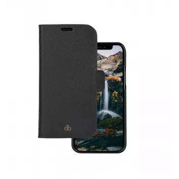 Puzdro s klopou dbramante1928 New York pre iPhone 11/XR – Night čierna, 15,5 cm (6,1