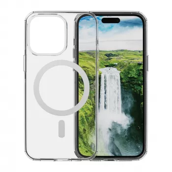 Kryt dbramante1928 Iceland Ultra D3O MagSafe iPhone 15 ProM transparentný