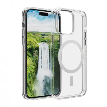 Kryt dbramante1928 Iceland Ultra D3O MagSafe iPhone 15 ProM transparentný