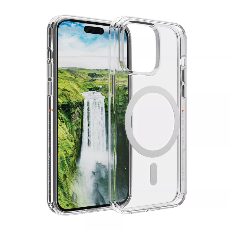 Kryt dbramante1928 Iceland Ultra D3O MagSafe iPhone 15 ProM transparentný