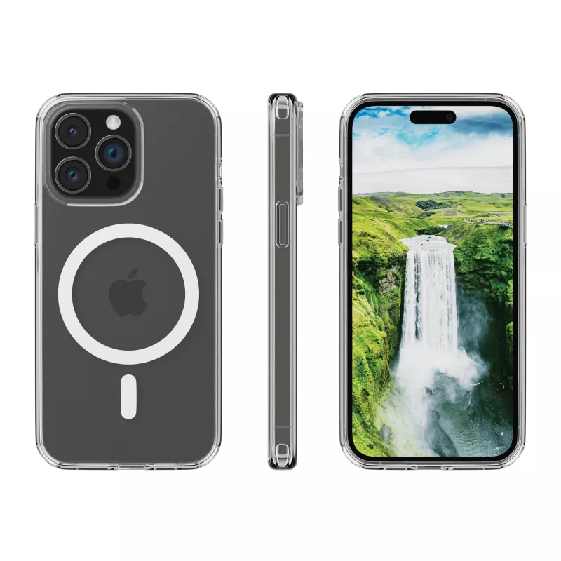 Kryt dbramante1928 Iceland Ultra D3O MagSafe iPhone 15 ProM transparentný