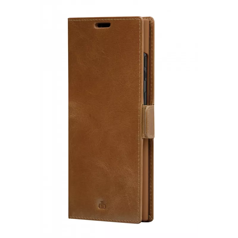 Puzdro s klopou dbramante1928 Copenhagen slim pre Samsung Galaxy S22 Ultra, 6,8 inch displej, Tan