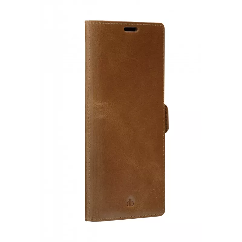 Puzdro s klopou dbramante1928 Copenhagen slim pre Samsung Galaxy S22 Ultra, 6,8 inch displej, Tan