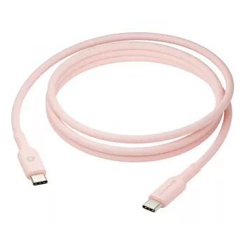 Kábel USB-C na USB-C dbramante CB20CCPI7206 — 1,5 m, ružový