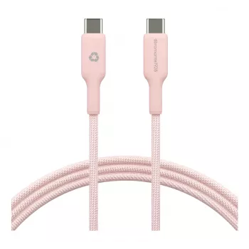 Kábel USB-C na USB-C dbramante CB20CCPI7206 — 1,5 m, ružový