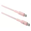 Kábel USB-C na USB-C dbramante CB20CCPI7206 — 1,5 m, ružový