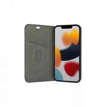 Peňaženkové puzdro dbramante1928 Bulk Bergen pre iPhone 13 Pro Max — čierna, 6,7