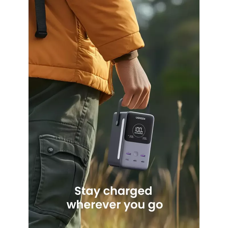 Ugreen Nexode powerbank 48000 mAh lítium sivá