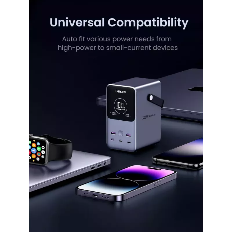 Ugreen Nexode powerbank 48000 mAh lítium sivá
