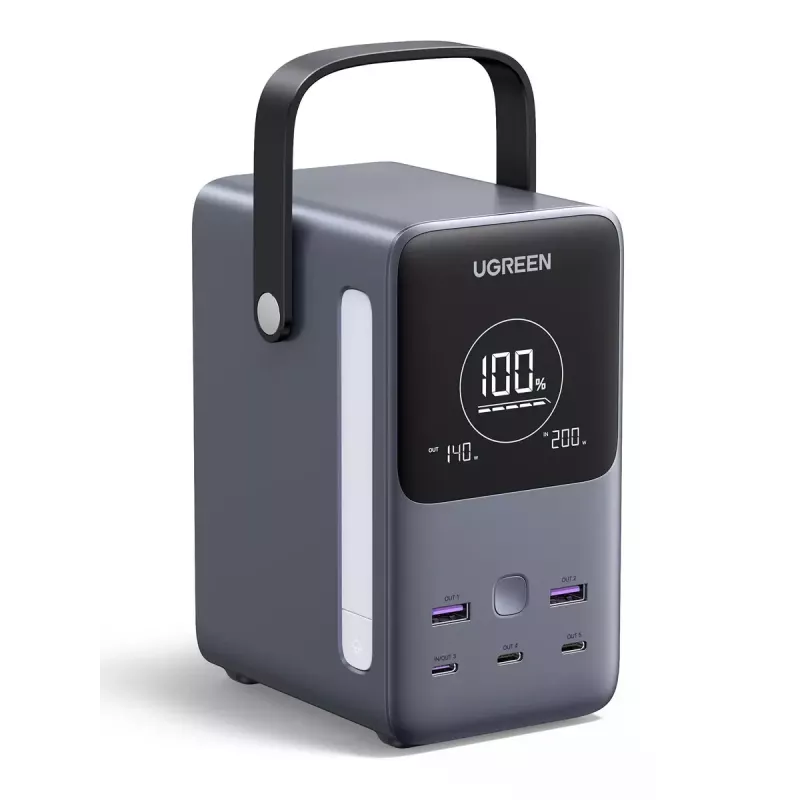 Ugreen Nexode powerbank 48000 mAh lítium sivá