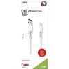 Lightning kábel 2GO 797288 1 m biely USB B