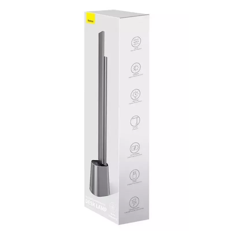 Stolná lampa Baseus Smart Eye 5W sivá 32 lámp 4000K