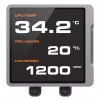 All-in-One kvapalinový chladič CPU Cougar Poseidon Vistek Pro 360, ARGB, 120-mm ventilátory, čierny, podpora viacerých socketov