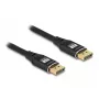 DeLOCK DisplayPort kábel 8K 60 Hz 2 m čierny kov