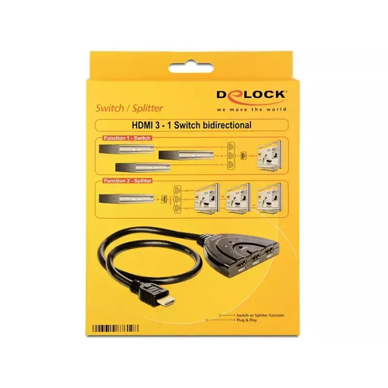 HDMI video prepínač DeLOCK 87619