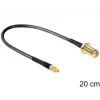 Koaxiálny kábel DeLOCK 88580 0,2 m SMA MMCX čierny