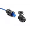 DeLOCK RJ45 Cat.6A spojka s ochrannou krytkou IP67 prachotesná a vodotesná
