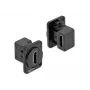 Delock 86786 modul typu D HDMI-A zalomený o 90 stupňov zásuvka na zásuvku, čierny