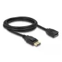 DeLOCK DisplayPort 1.2 predlžovací kábel 4K 60 Hz 2 m