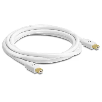 Kábel Mini DisplayPort - Mini DisplayPort DeLOCK 83471 0,5 m biely